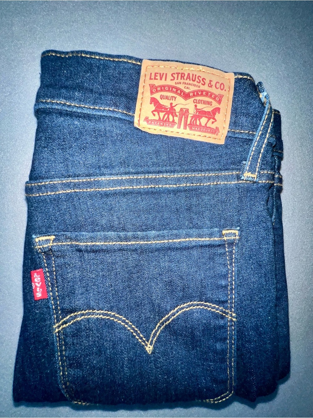 Women's Levi's 52797 Super Skinny Jeans Dark Wash Size 29x30